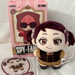 GONG Spy x Family Becky Blackbell Plush Action Figure BOXED & UNOPENED